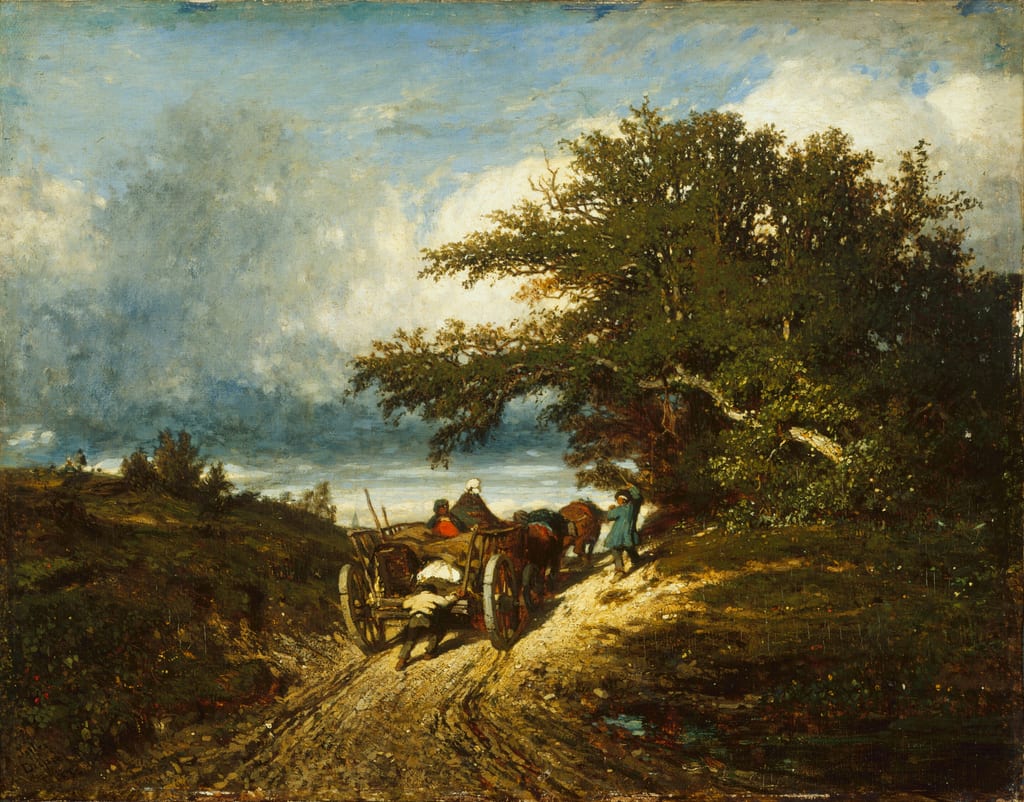 On the Road by Jules Dupré, 1856 — fine art print