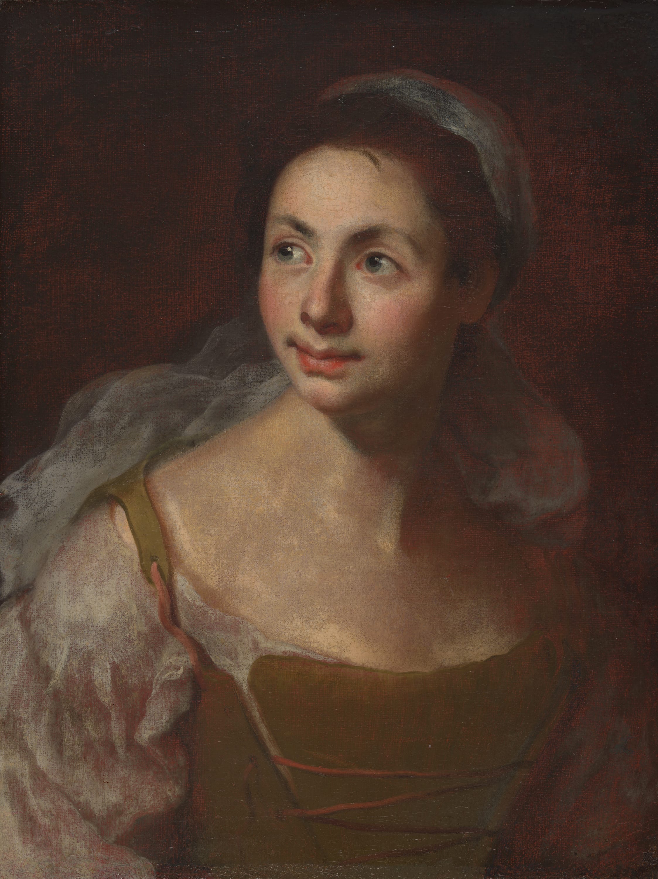 Portrait of a Girl by Francesco Solimena, c. 1700 — fine art print