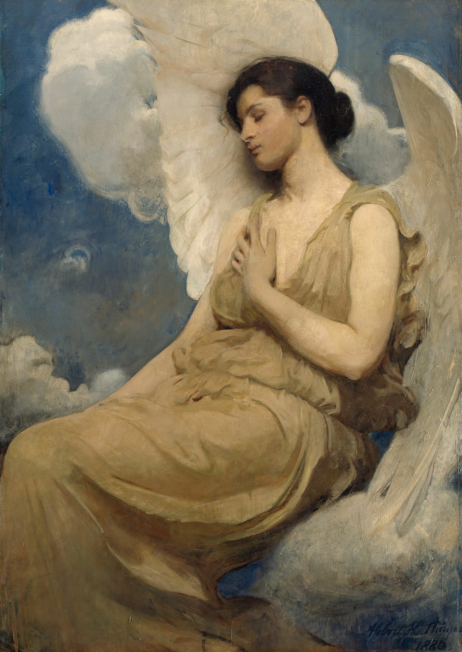 Winged Figure by Abbott Handerson Thayer, 1889 — fine art print