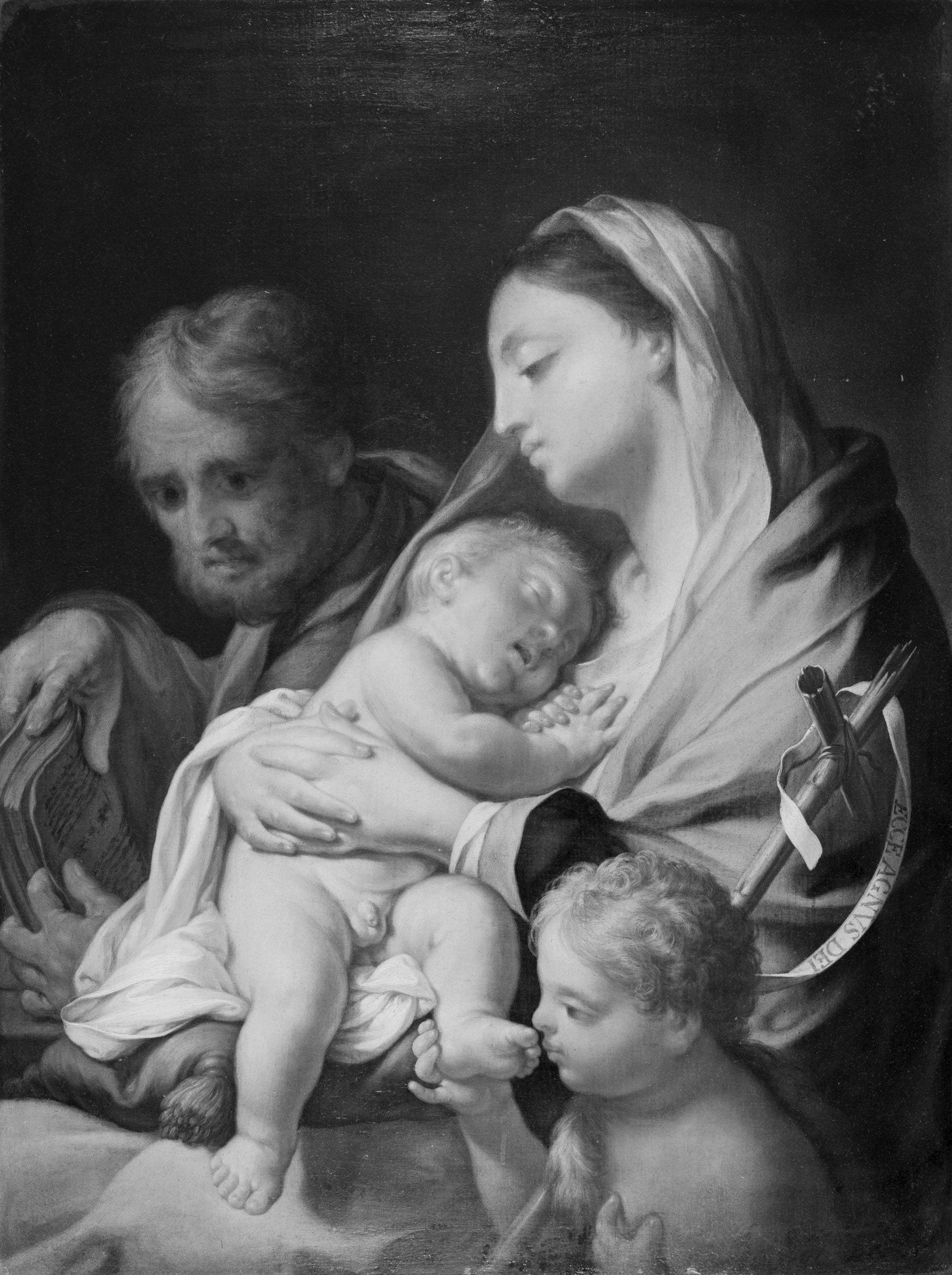 Holy Family with the Infant St. John by Francesco Trevisani, c. 1700 — fine art print
