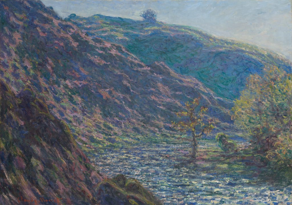The Petite Creuse River by Claude Monet, 1889 — fine art print