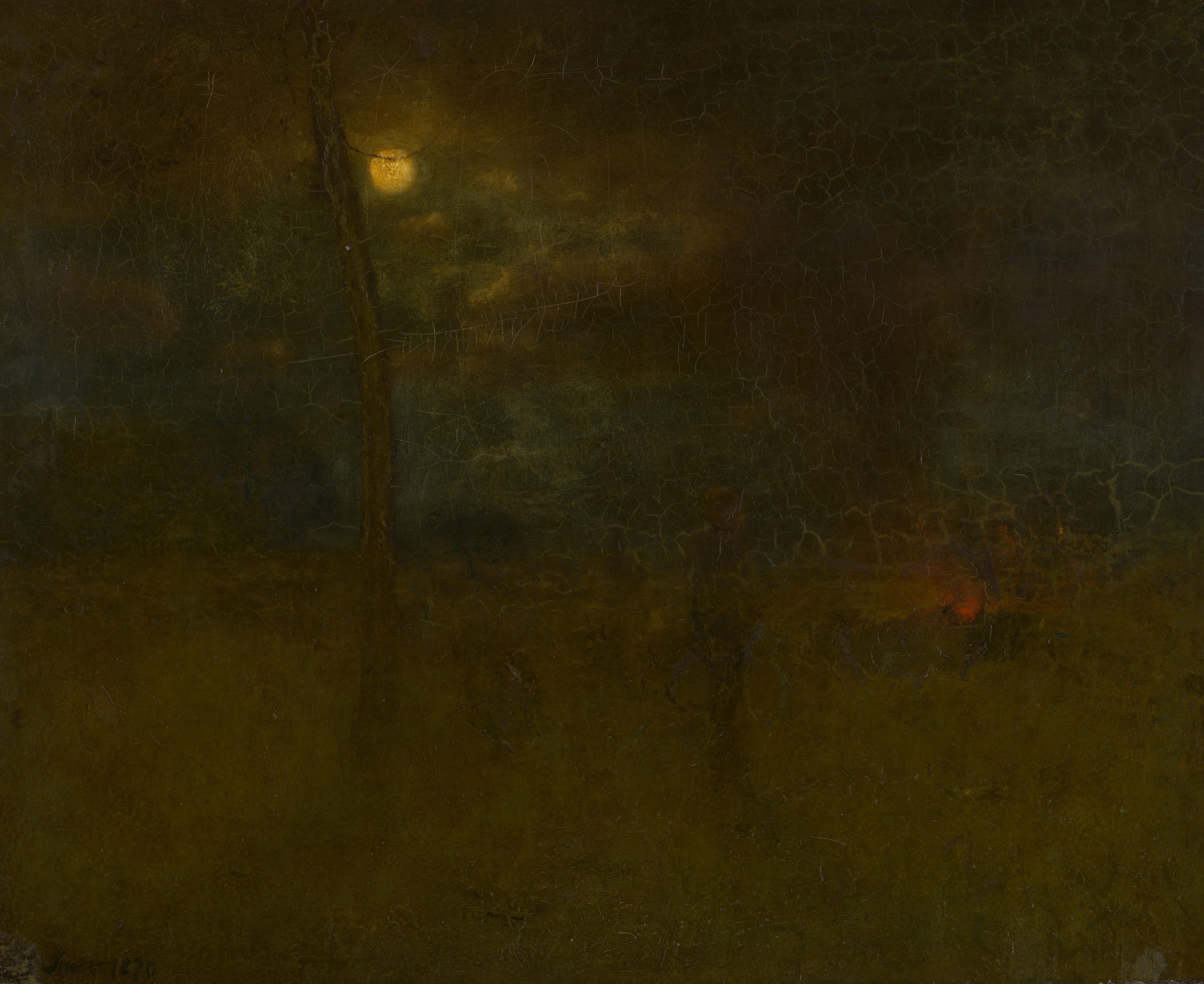 The Moon at Night by George Inness, 1890 — fine art print