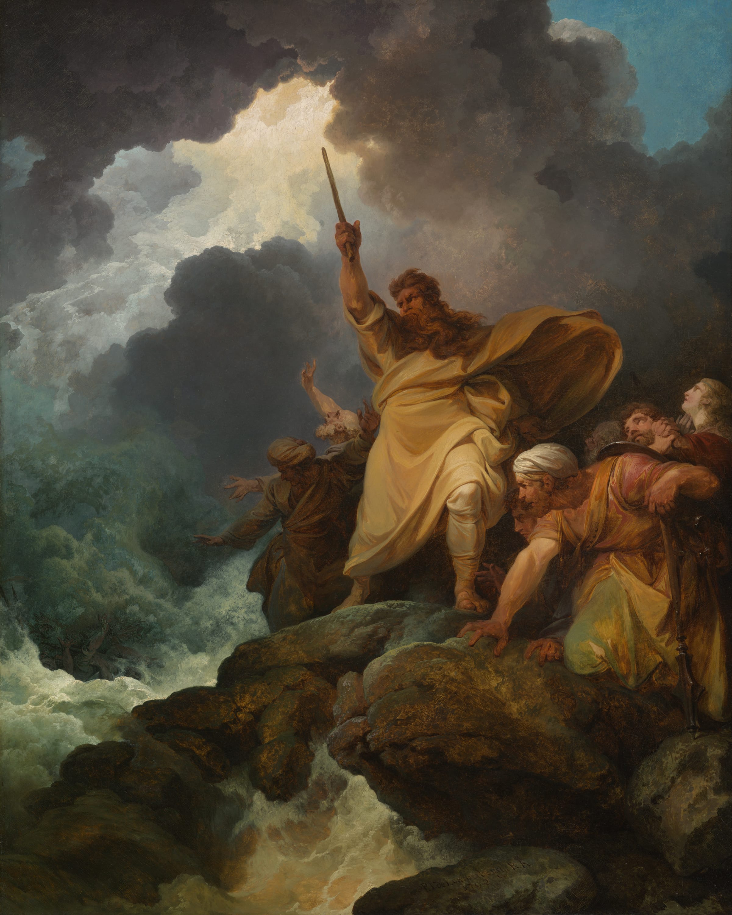 The Destruction of Pharaoh's Army by Philippe Jacques de Loutherbourg, II, 1792 — fine art print