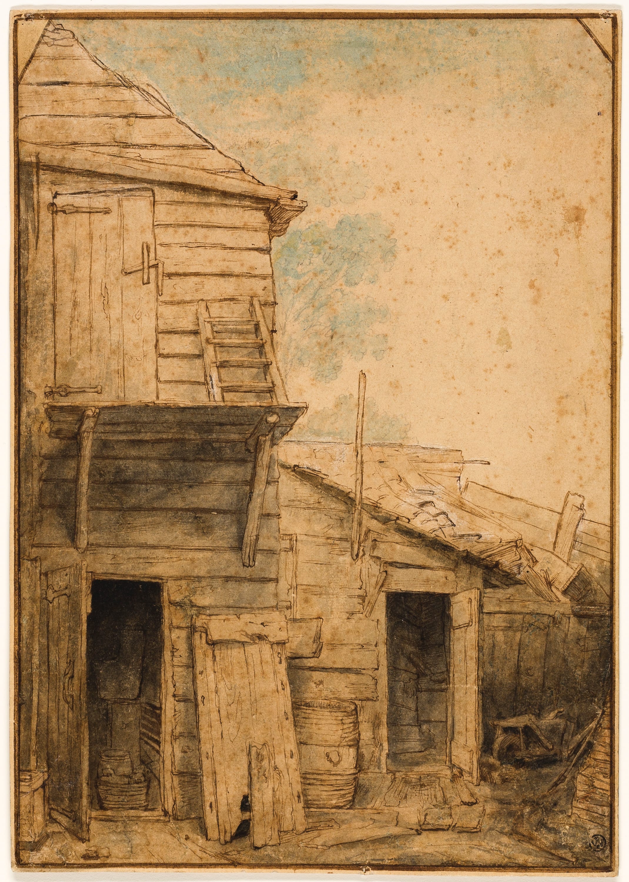 Farmyard by Adriaen van Ostade, n.d. — fine art print