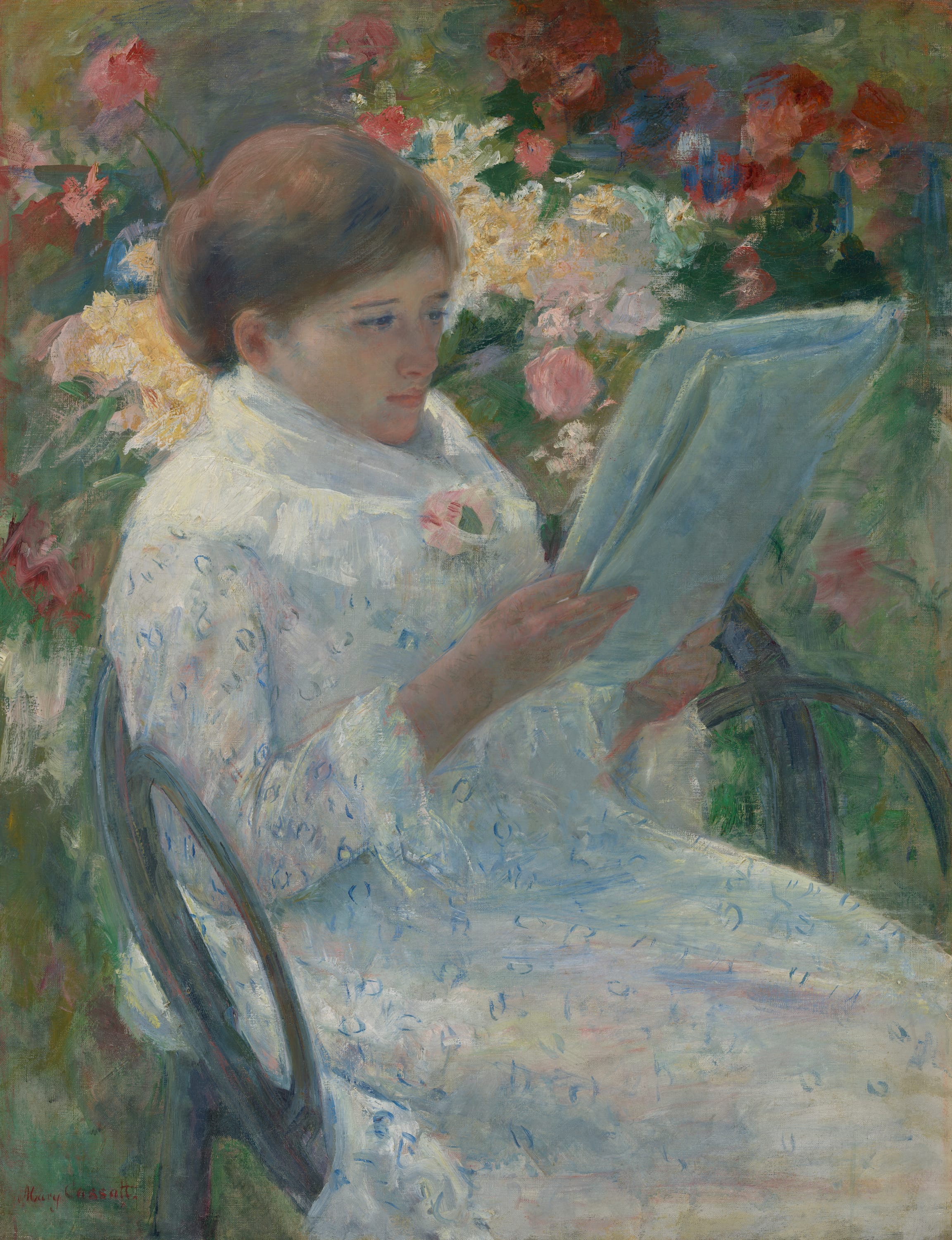 On a Balcony by Mary Cassatt, 1878–79 — fine art print