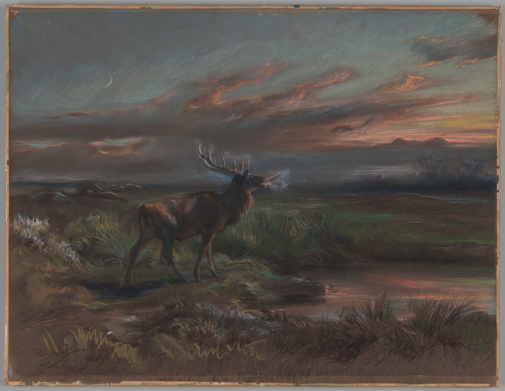 The Call of the Stag by Rosa Bonheur, 1890s — fine art print