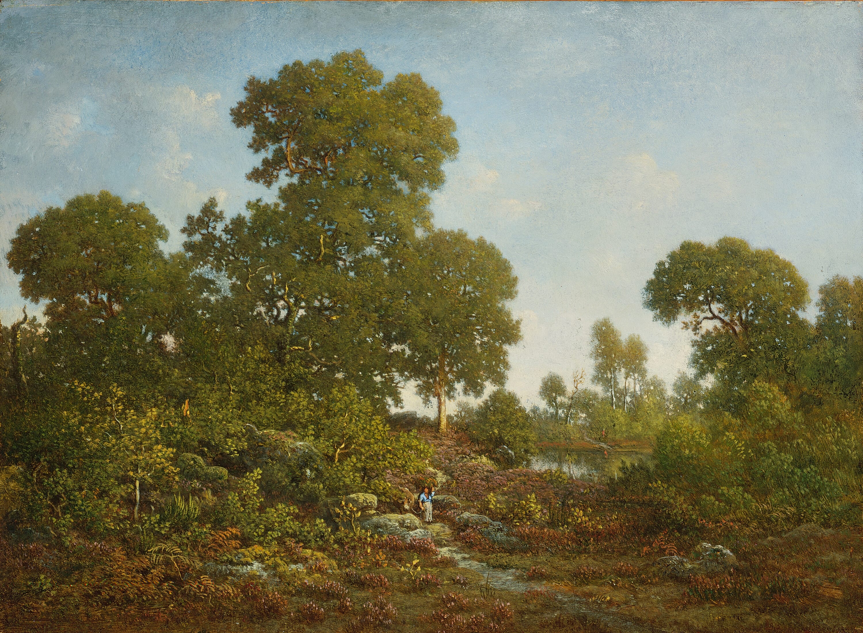 Springtime by Théodore Rousseau, c. 1860 — fine art print