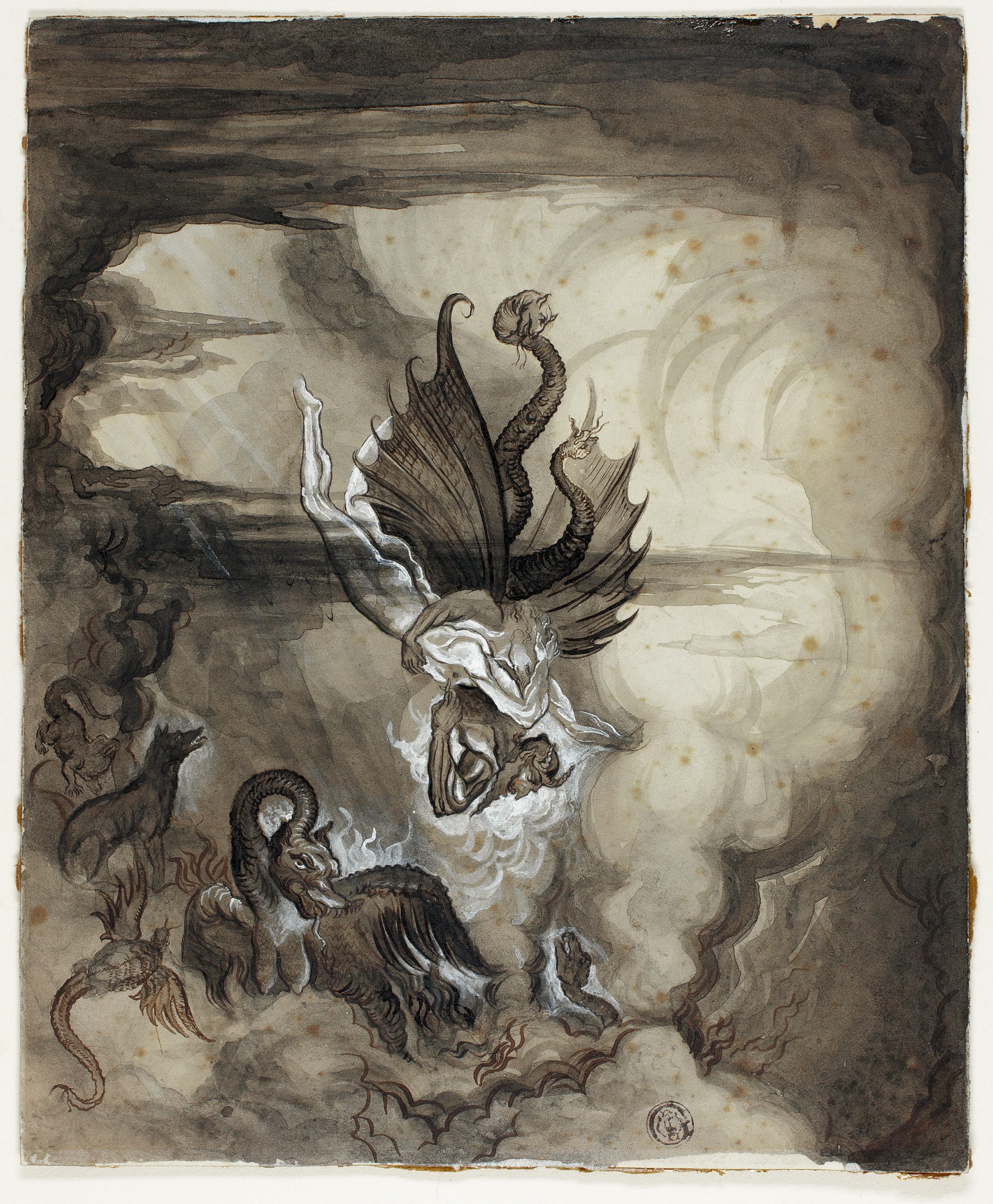 Descent to Hell by Unknown artist, n.d. — fine art print