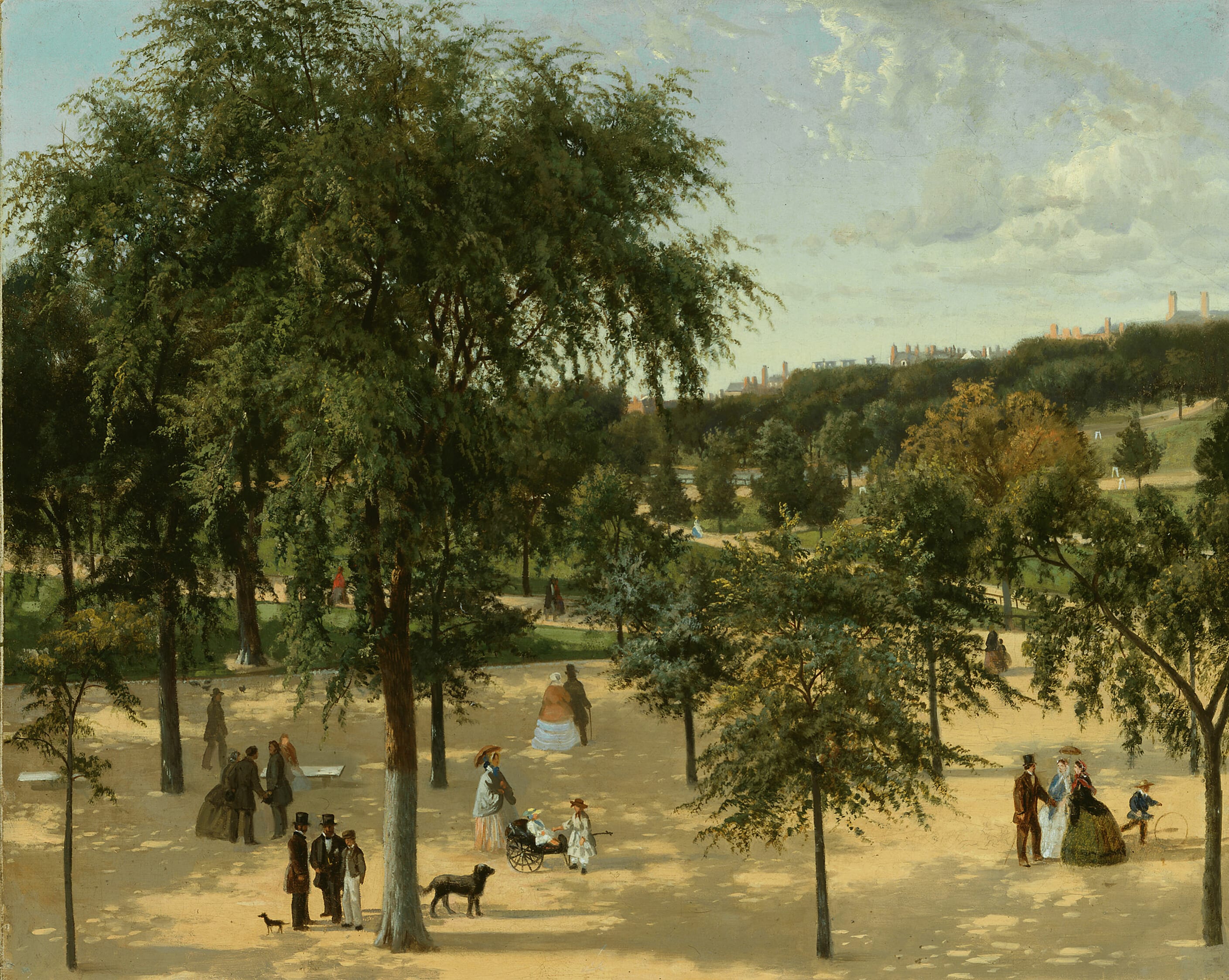 Boston Common by Artist unknown, 1850–63 — fine art print