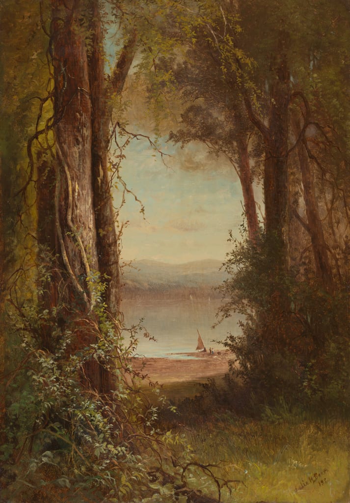 Looking upon the River by Julie Hart Beers, 1880 — fine art print