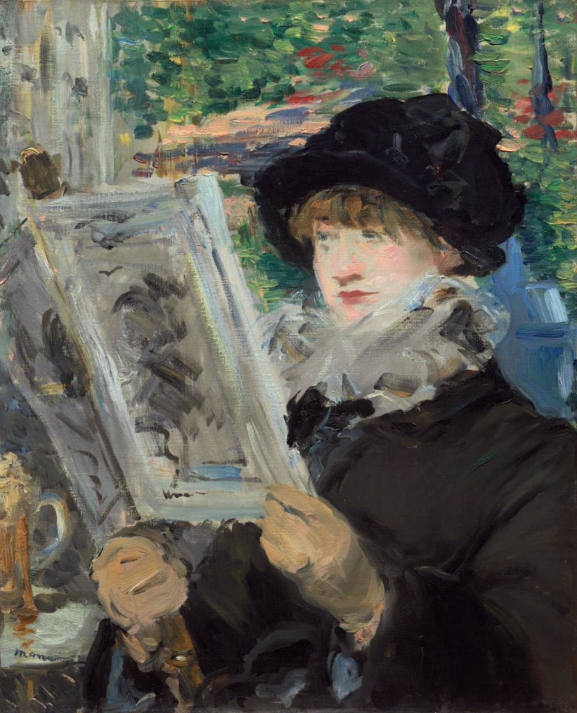 Woman Reading by Édouard Manet, 1880–82 — fine art print