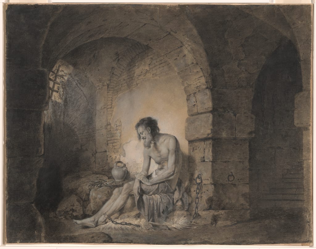 The Captive, from Sterne by Josiah Boydell, 1786 — fine art print