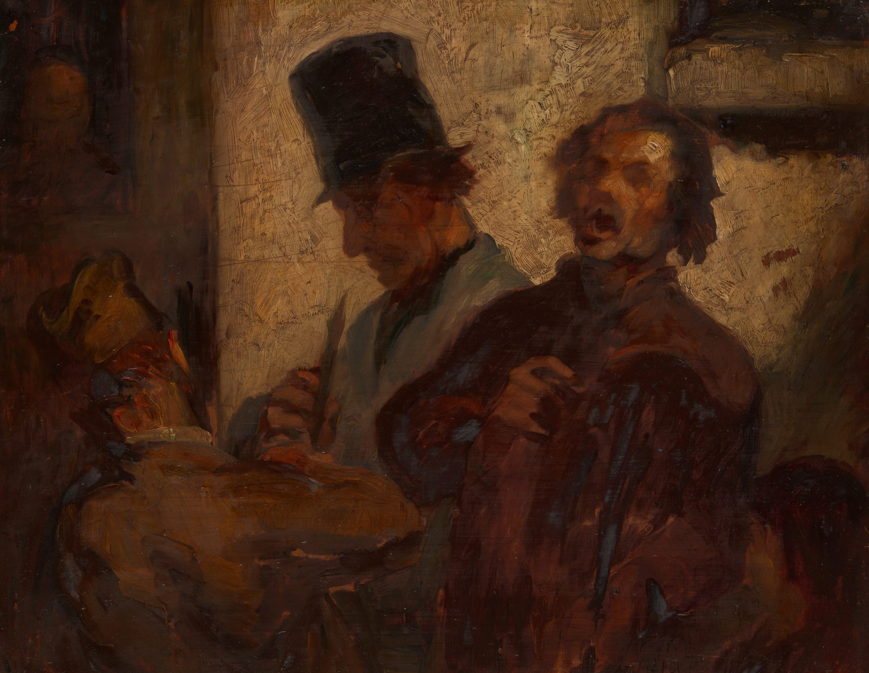 Street Musicians by Style of Honoré Victorin Daumier, c. 1855 — fine art print