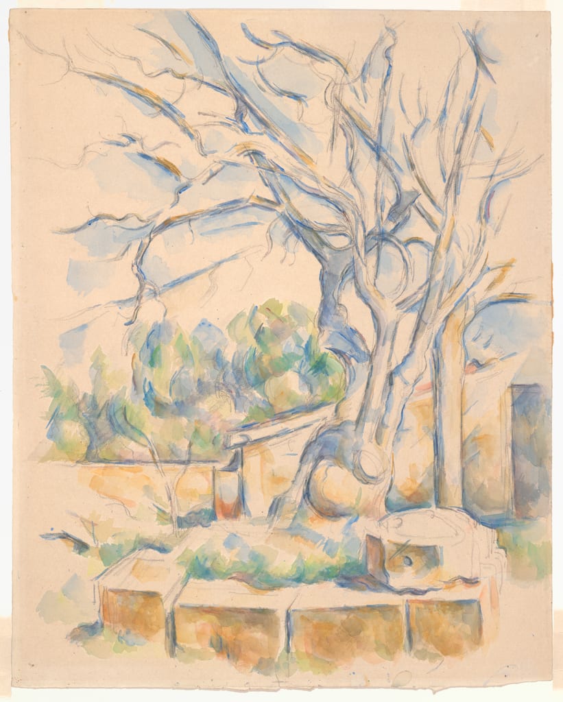 Pistachio Tree at Château Noir by Paul Cezanne, c. 1900 — fine art print